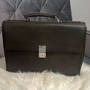 MCM Briefcase With Original Adjustable Crossbody Strap